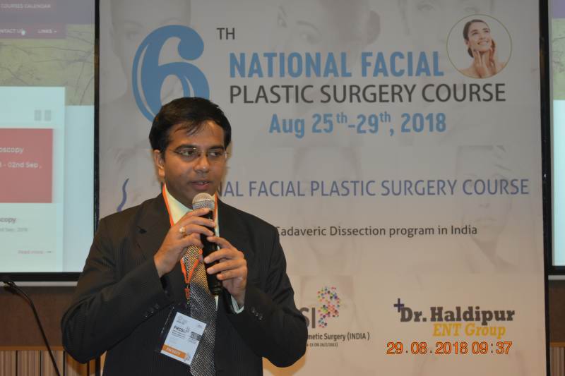 06th National Facial Plastic Surgery Course - 25th to 29th August 2018.