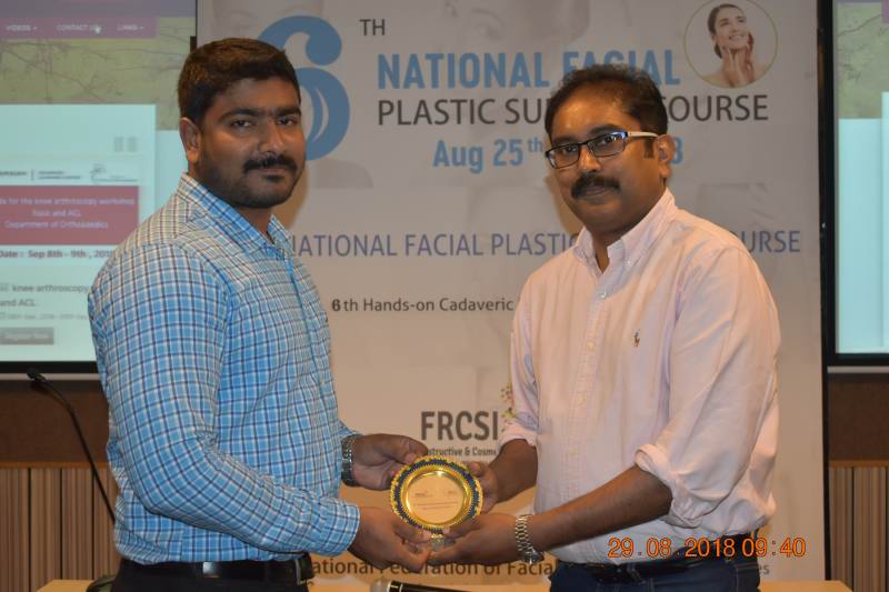 06th National Facial Plastic Surgery Course - 25th to 29th August 2018.