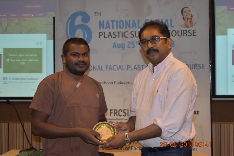06th National Facial Plastic Surgery Course - 25th to 29th August 2018.