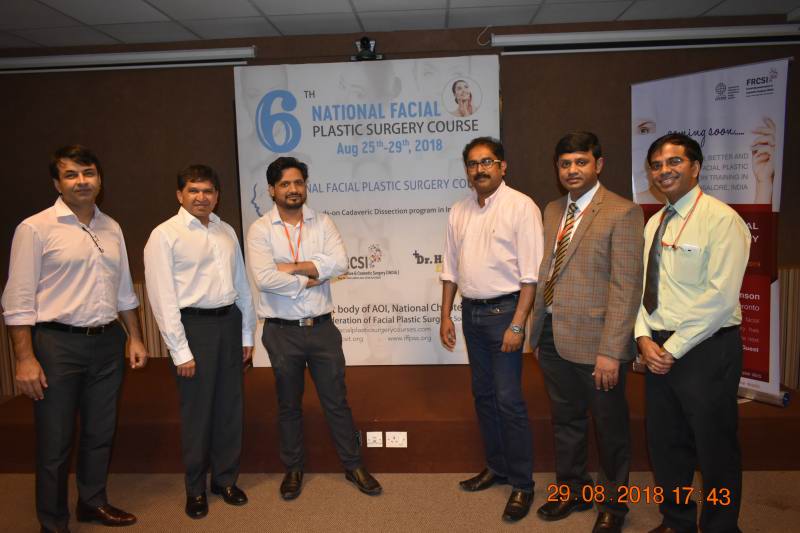 06th National Facial Plastic Surgery Course - 25th to 29th August 2018.