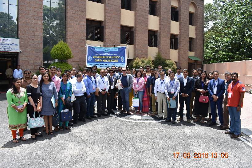 Bangalore Facial Aesthetic Cadaver Dissection Course - 16th & 17th June 2018.